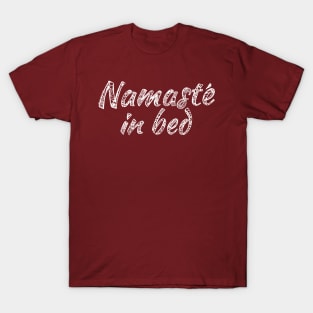 namaste_whitewords T-Shirt